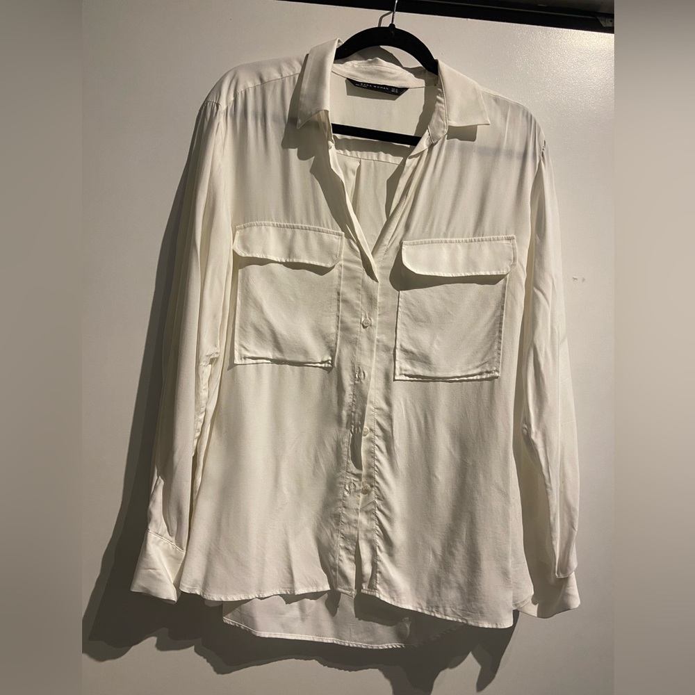 Zara Collared blouse/ shirt